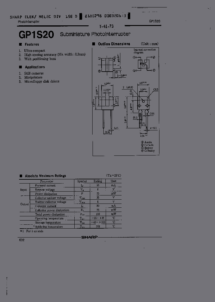 GP1S20_1245527.PDF Datasheet