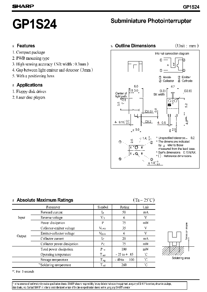 GP1S24_1245530.PDF Datasheet