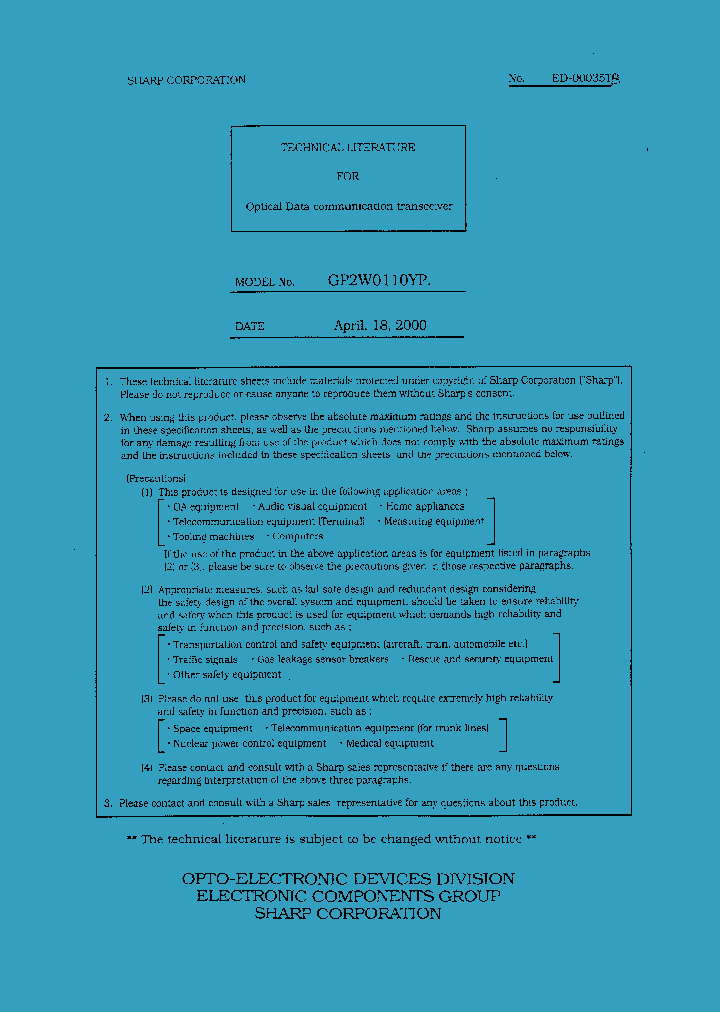 GP2W0110YP_1245616.PDF Datasheet