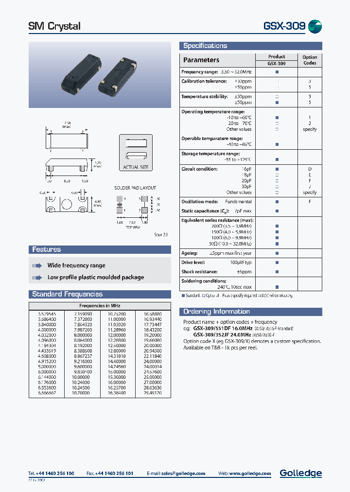 GSX-309_1113819.PDF Datasheet