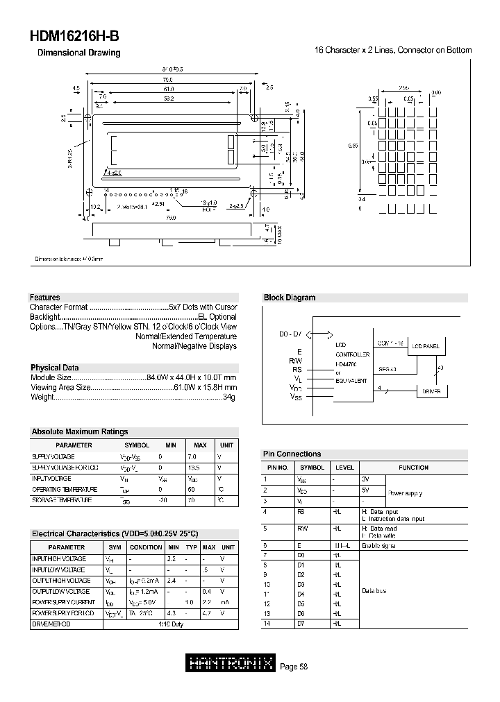 HDM16216H-B_1097124.PDF Datasheet