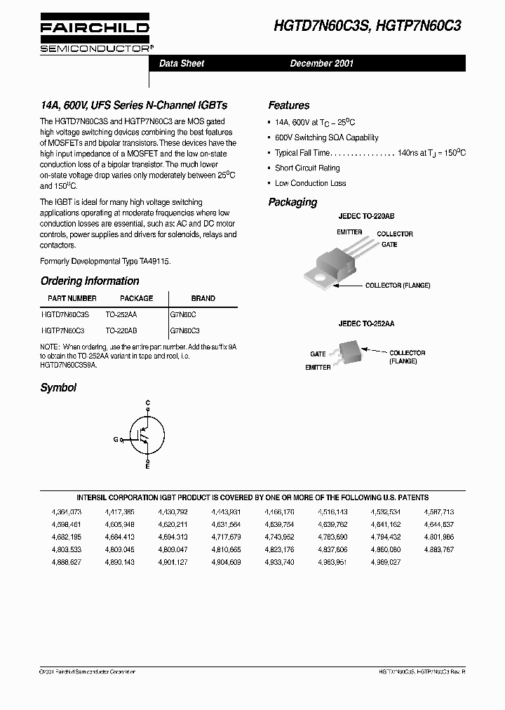 HGTP7N60C3_1249618.PDF Datasheet