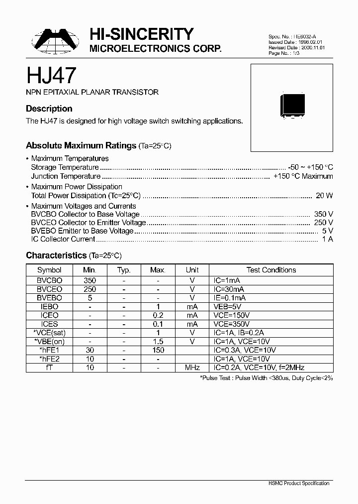 HJ47_1250079.PDF Datasheet