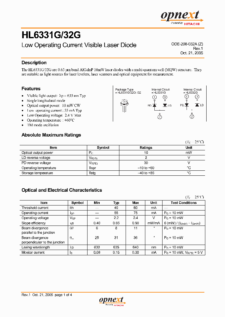 HL6332G_1250109.PDF Datasheet