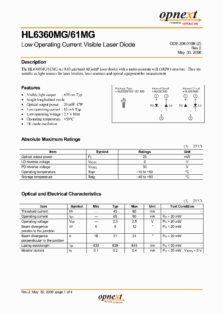 HL6361MG_1250122.PDF Datasheet