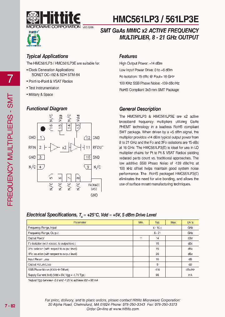 HMC561LP3_1091954.PDF Datasheet