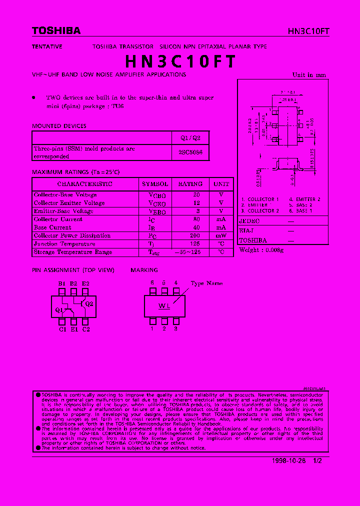 HN3C10FT_1250859.PDF Datasheet