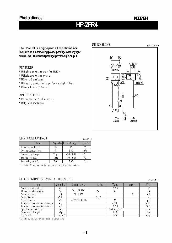 HP-2FR4_1250946.PDF Datasheet