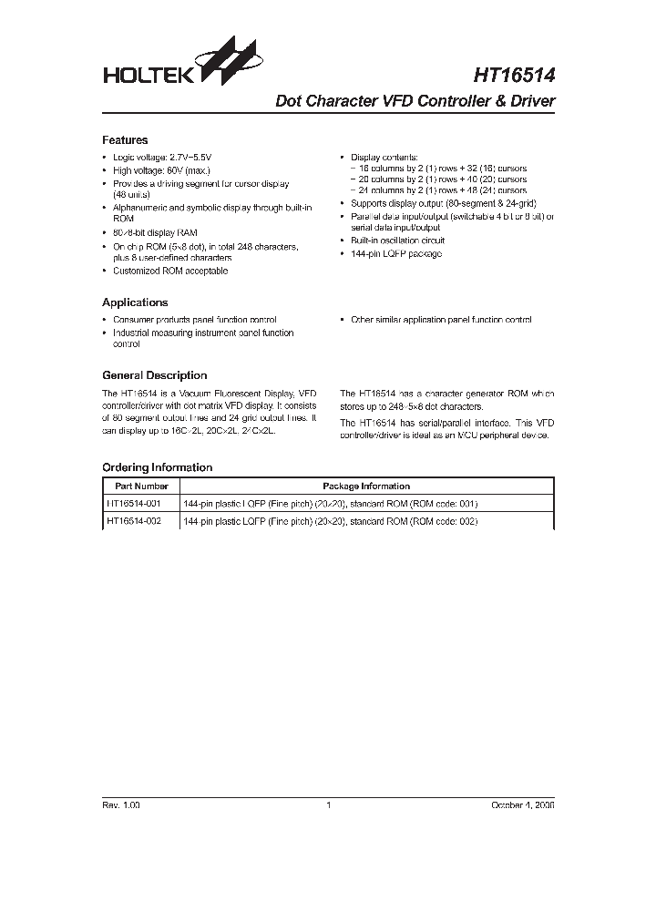 HT16514_1174668.PDF Datasheet