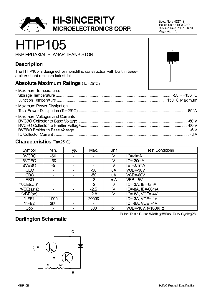 HTIP105_1251725.PDF Datasheet