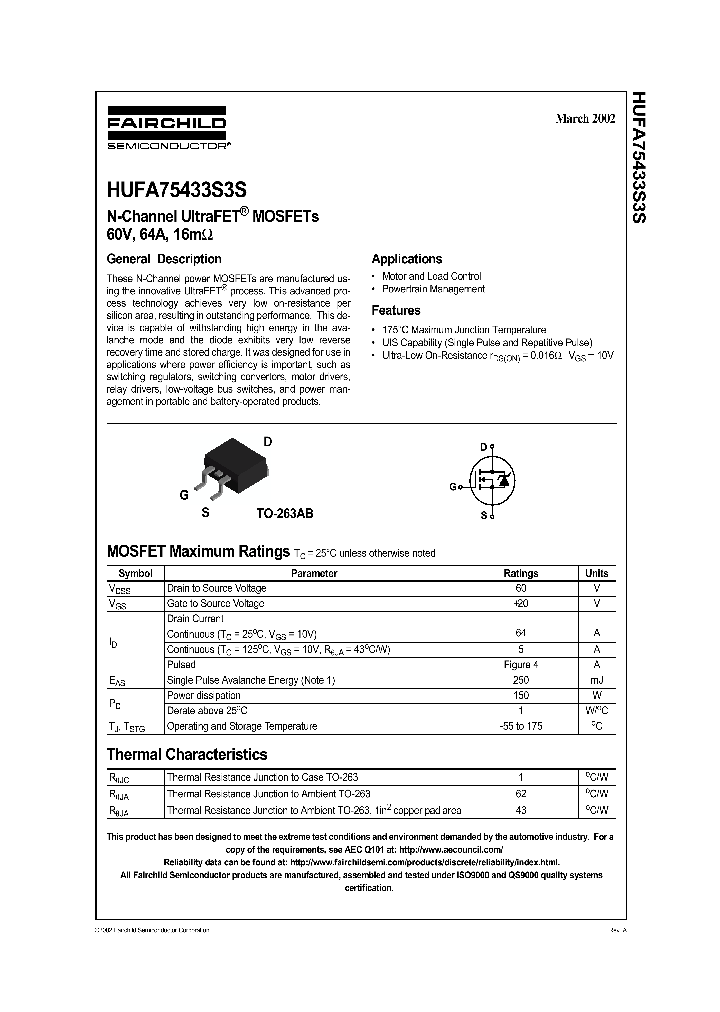 HUFA75433S3ST_1251904.PDF Datasheet