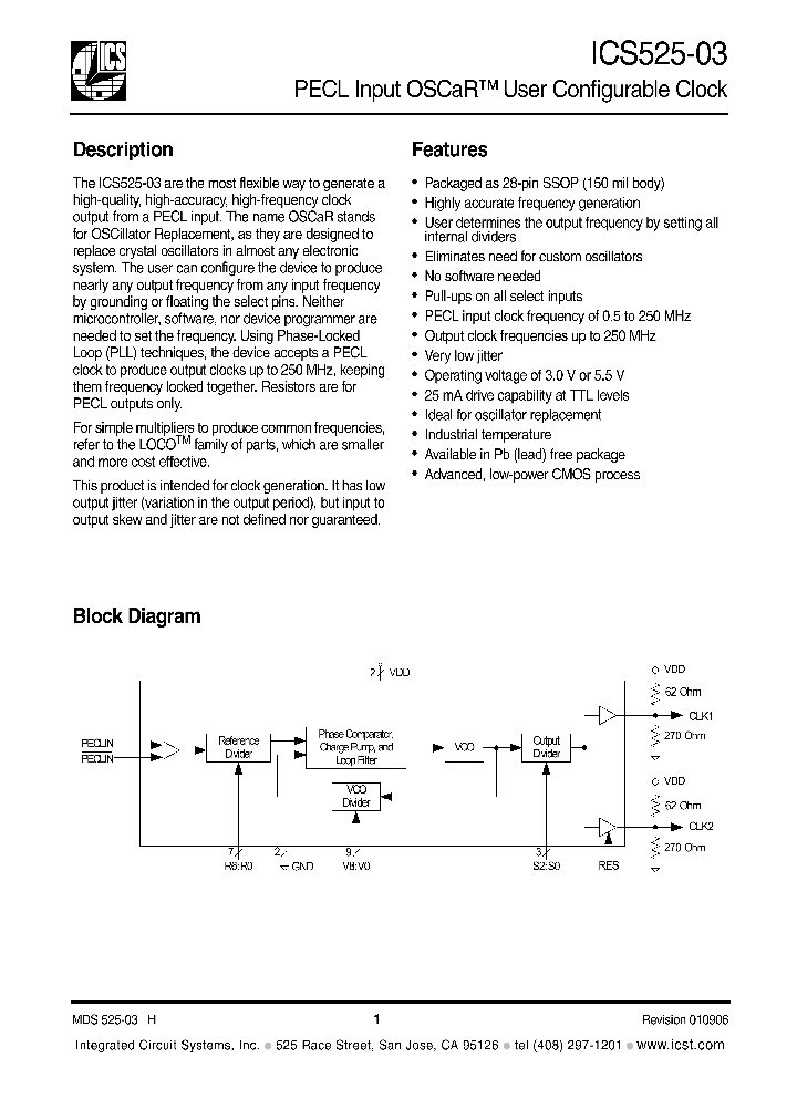 ICS525R-03IT_1252807.PDF Datasheet