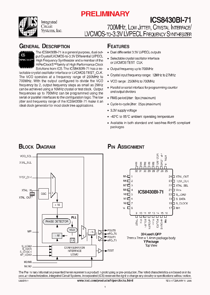 ICS8430I-71B_1252999.PDF Datasheet