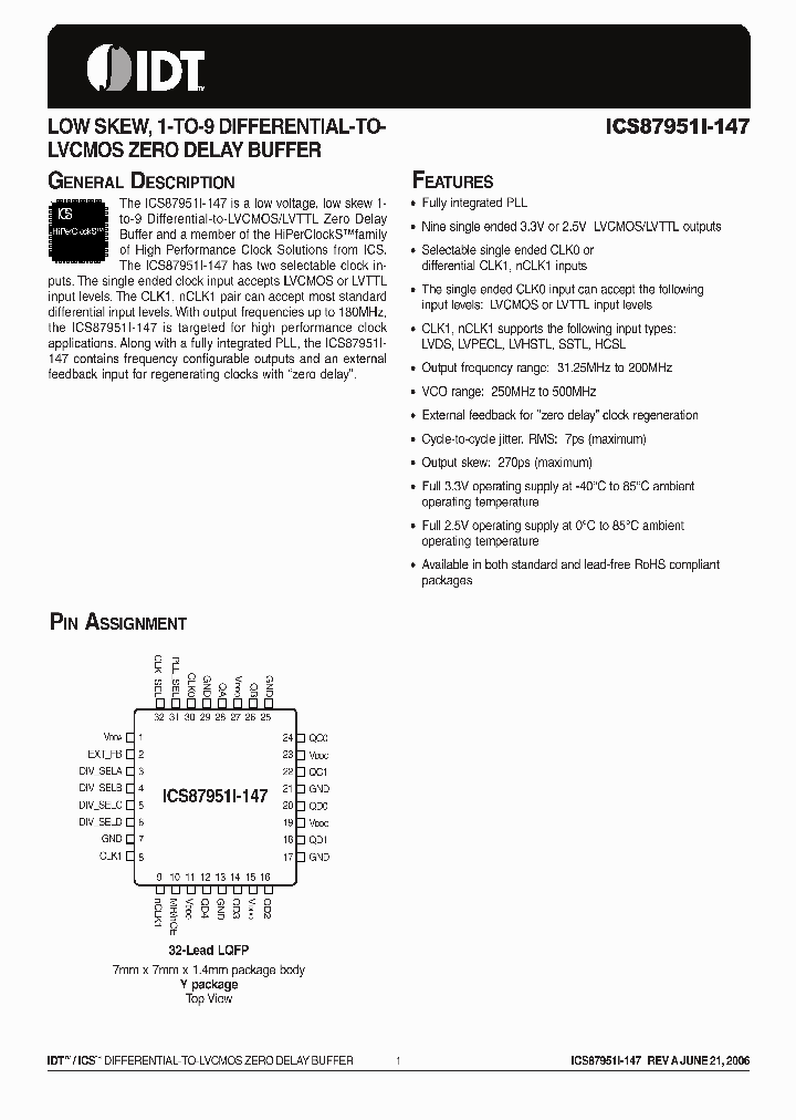 ICS87951AYI-147_1138819.PDF Datasheet