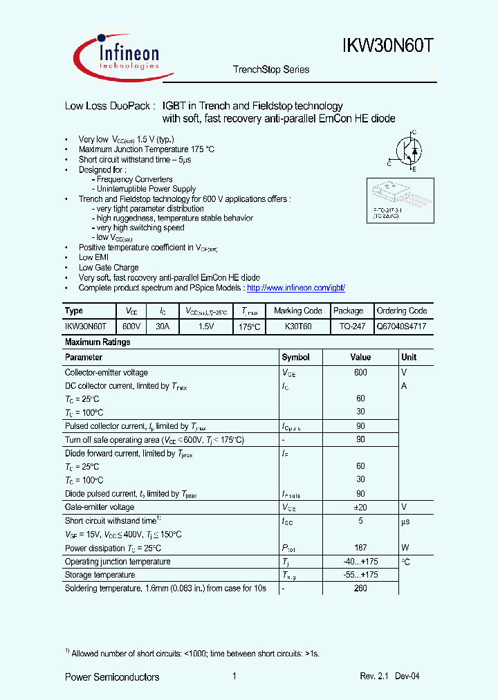 Q67040S4717_1095243.PDF Datasheet