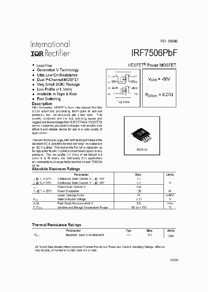 IRF7506PBF_1130614.PDF Datasheet