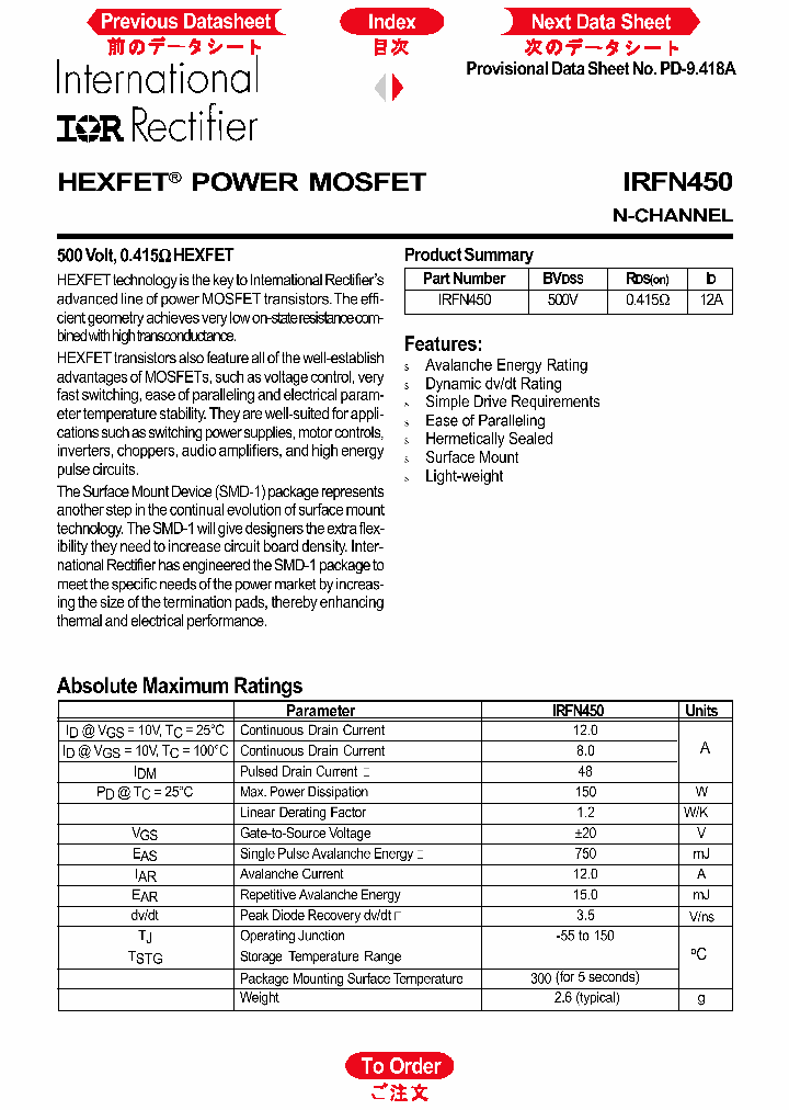 IRFN450_1255961.PDF Datasheet