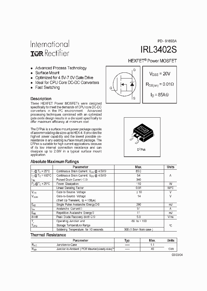 IRL3402S_1256797.PDF Datasheet