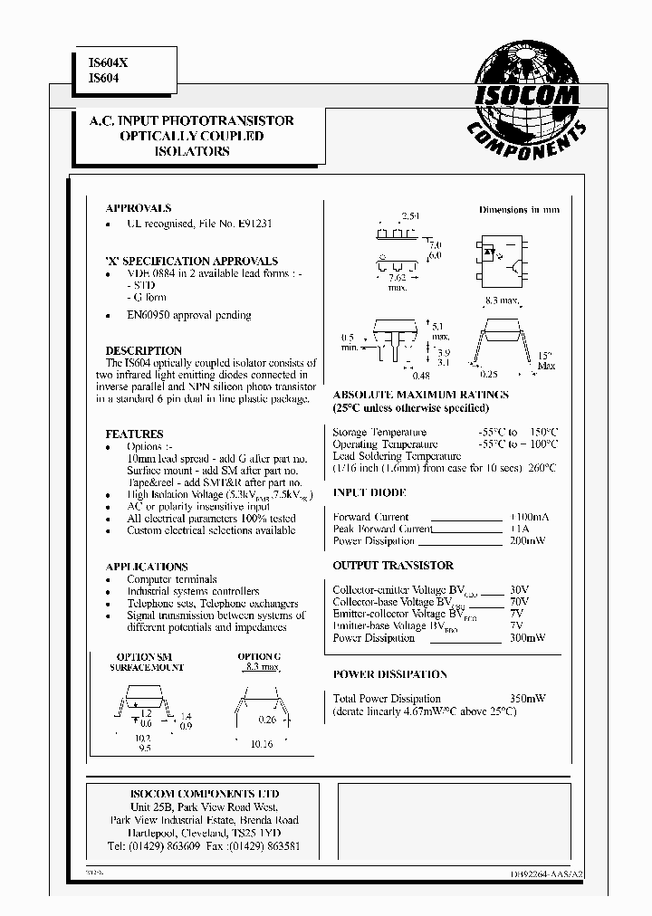 IS604_707887.PDF Datasheet