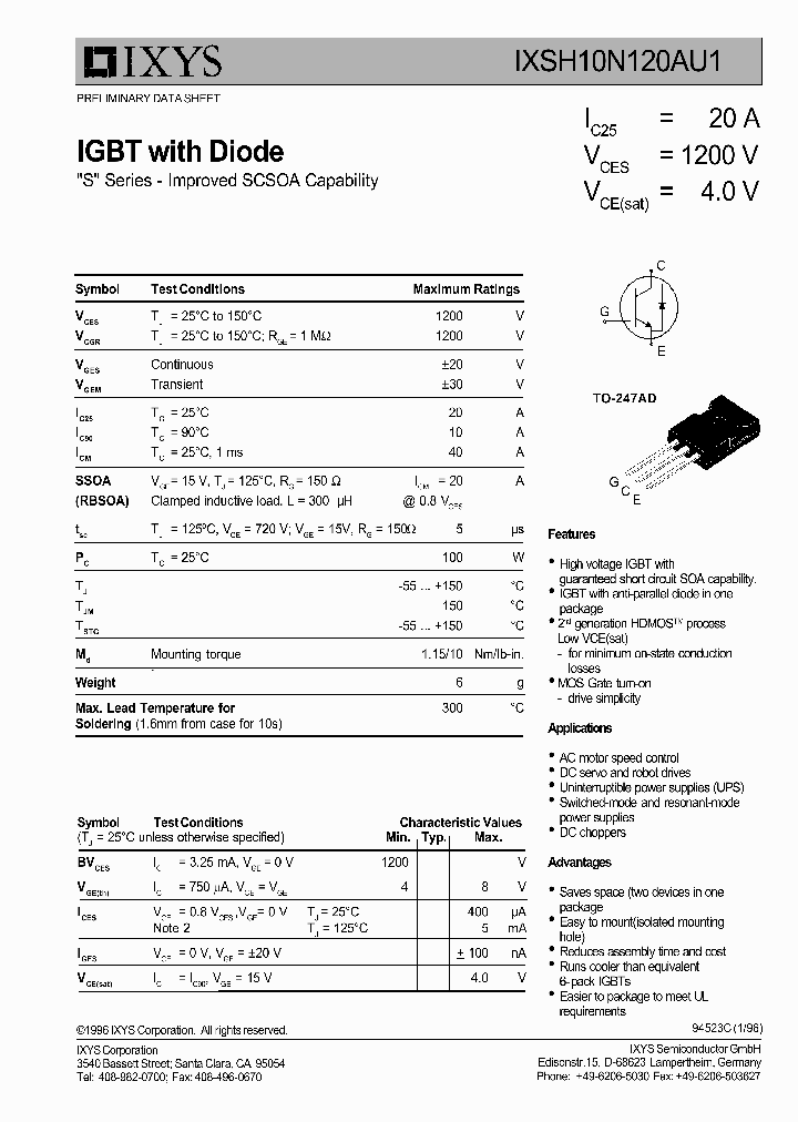 IXSH10N120AU1_1258207.PDF Datasheet