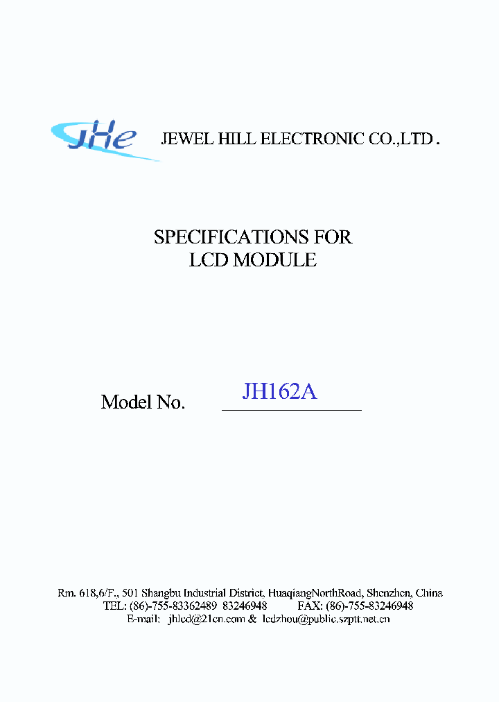 JH162A_1258717.PDF Datasheet