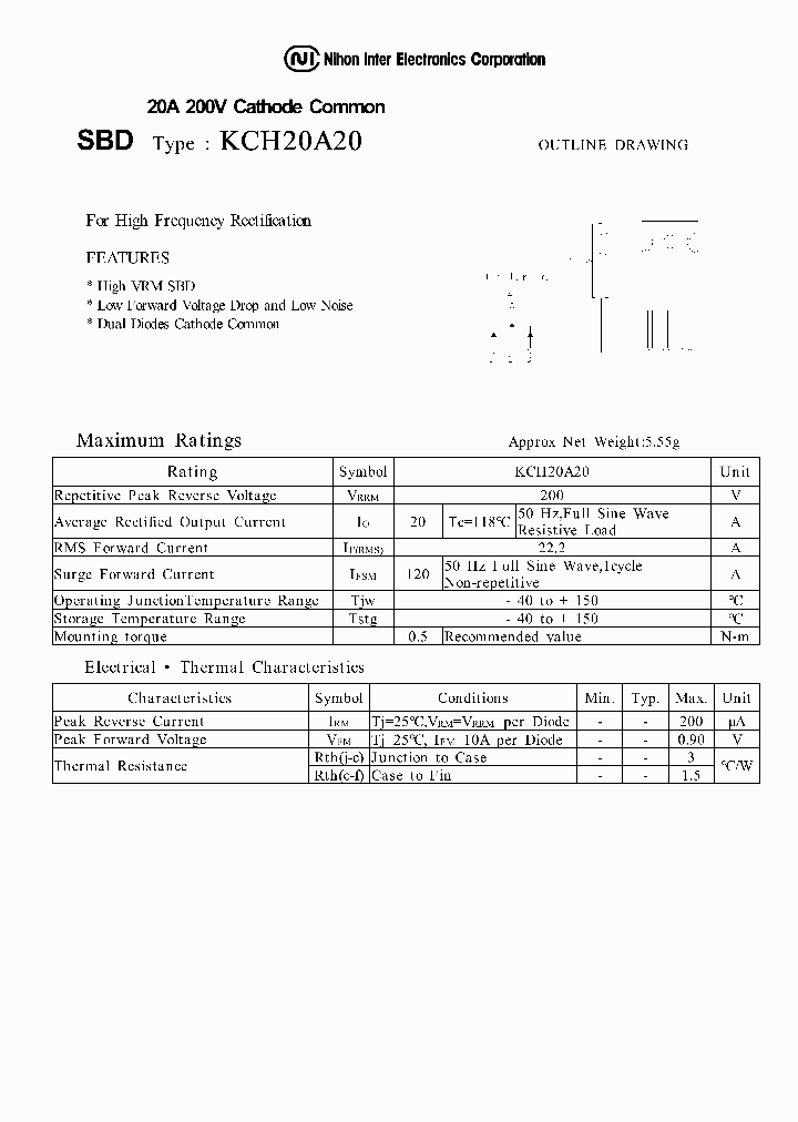 KCH20A20_1260076.PDF Datasheet