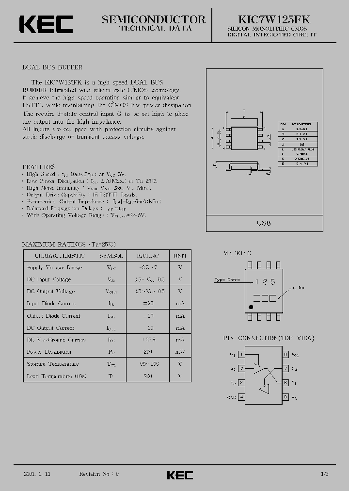 KIC7W125FK_1260502.PDF Datasheet