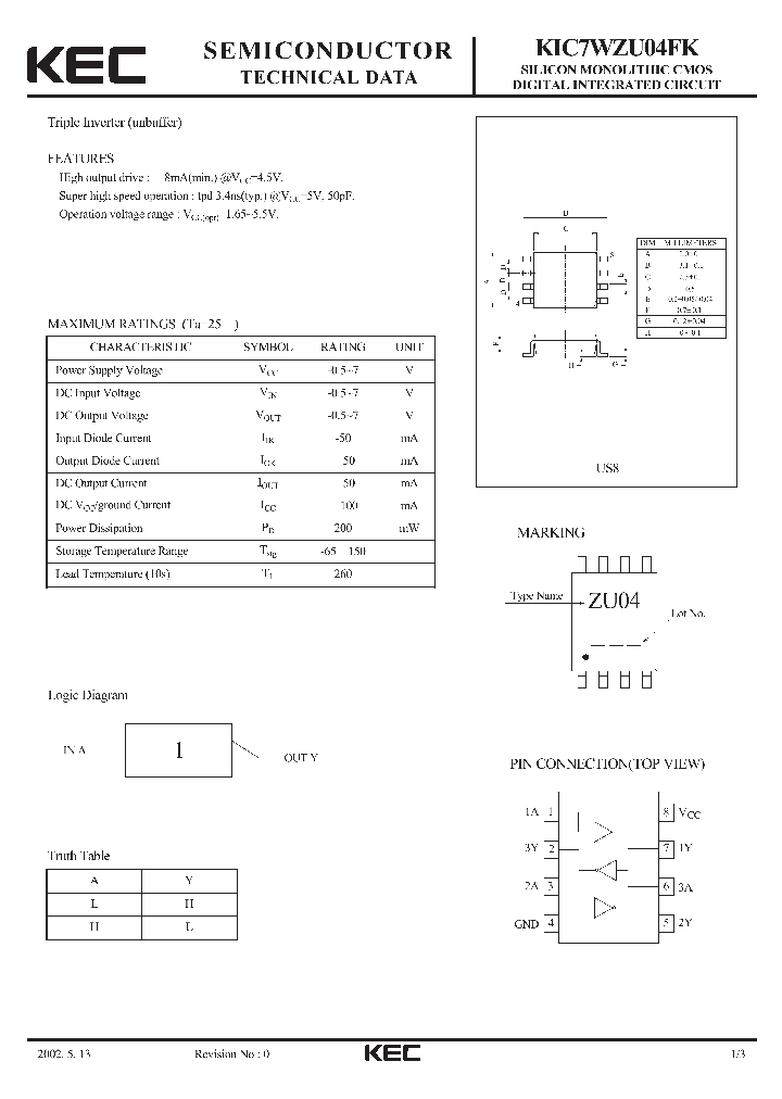 KIC7WZU04FK_1260525.PDF Datasheet