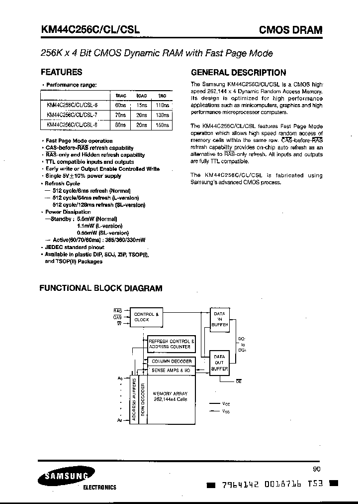 KM44C256C_795869.PDF Datasheet