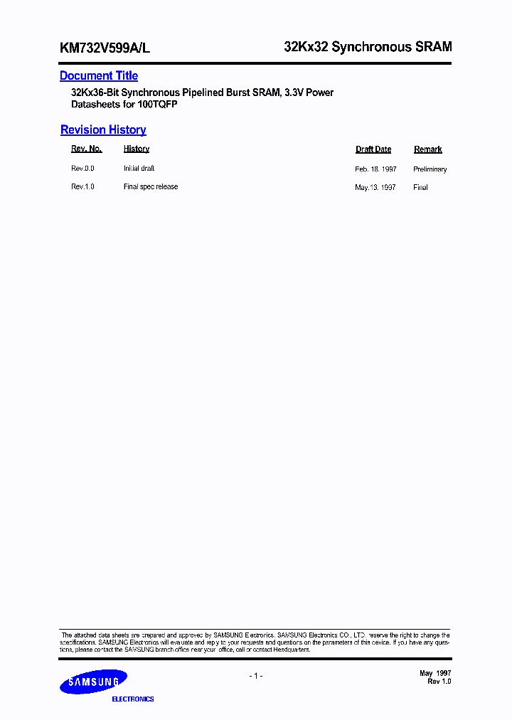 KM732V599L_1260647.PDF Datasheet