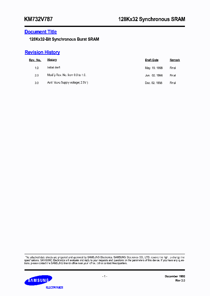 KM732V787_1260650.PDF Datasheet