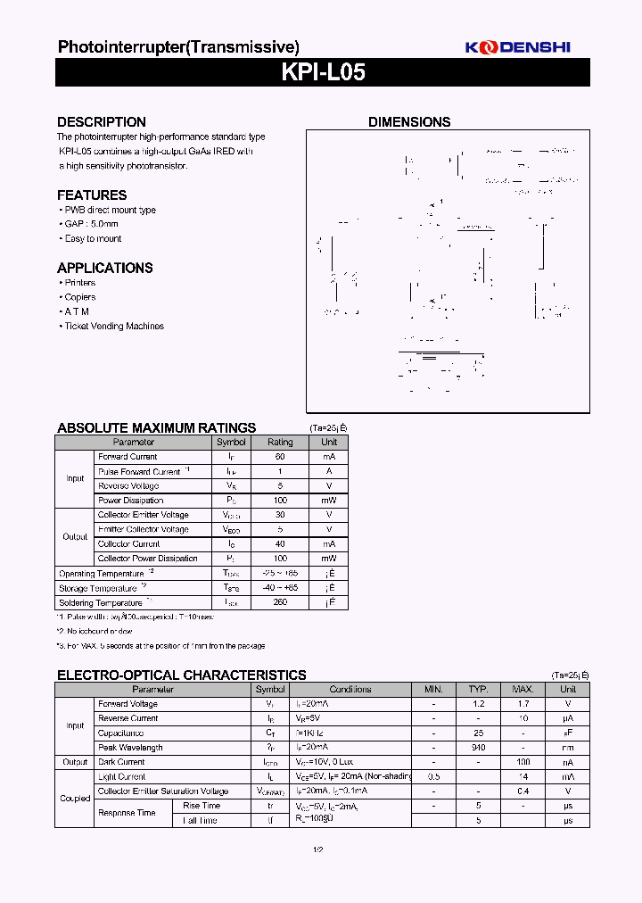 KPI-L05_1125915.PDF Datasheet