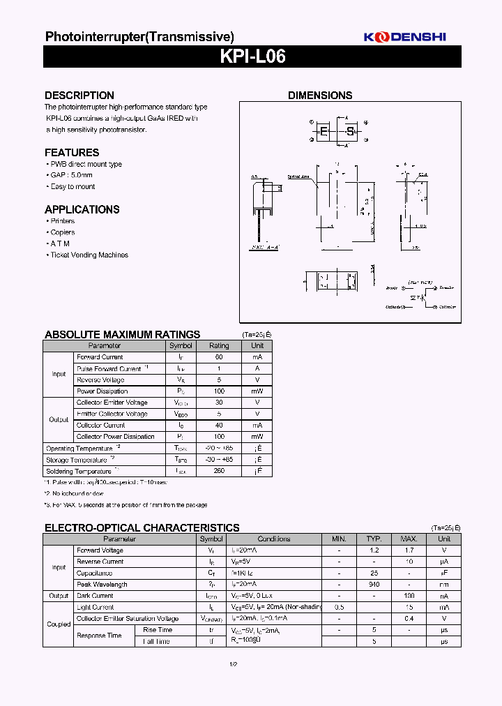 KPI-L06_1125916.PDF Datasheet