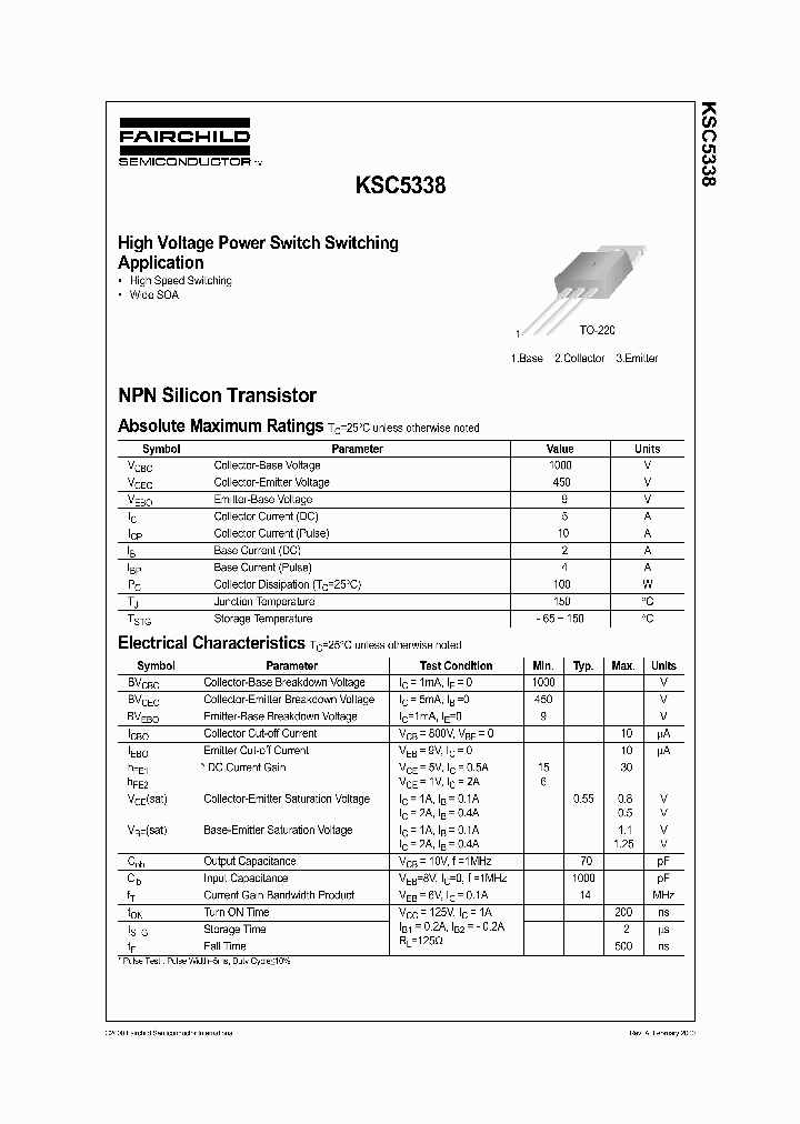 KSC5338_1261256.PDF Datasheet