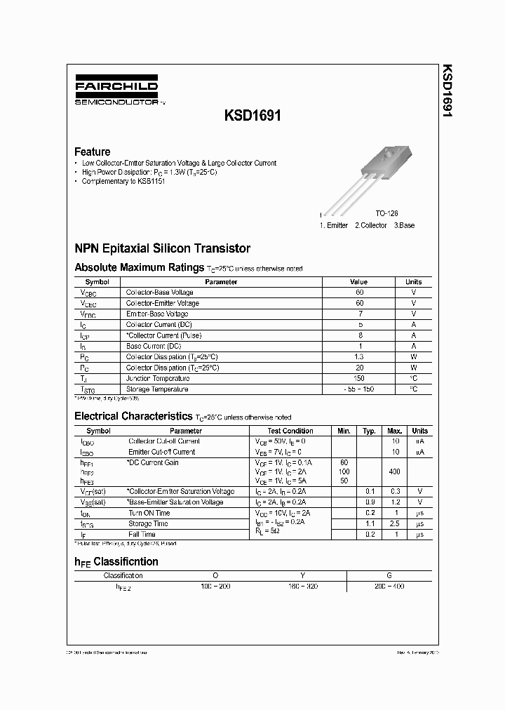 KSD1691_1070151.PDF Datasheet