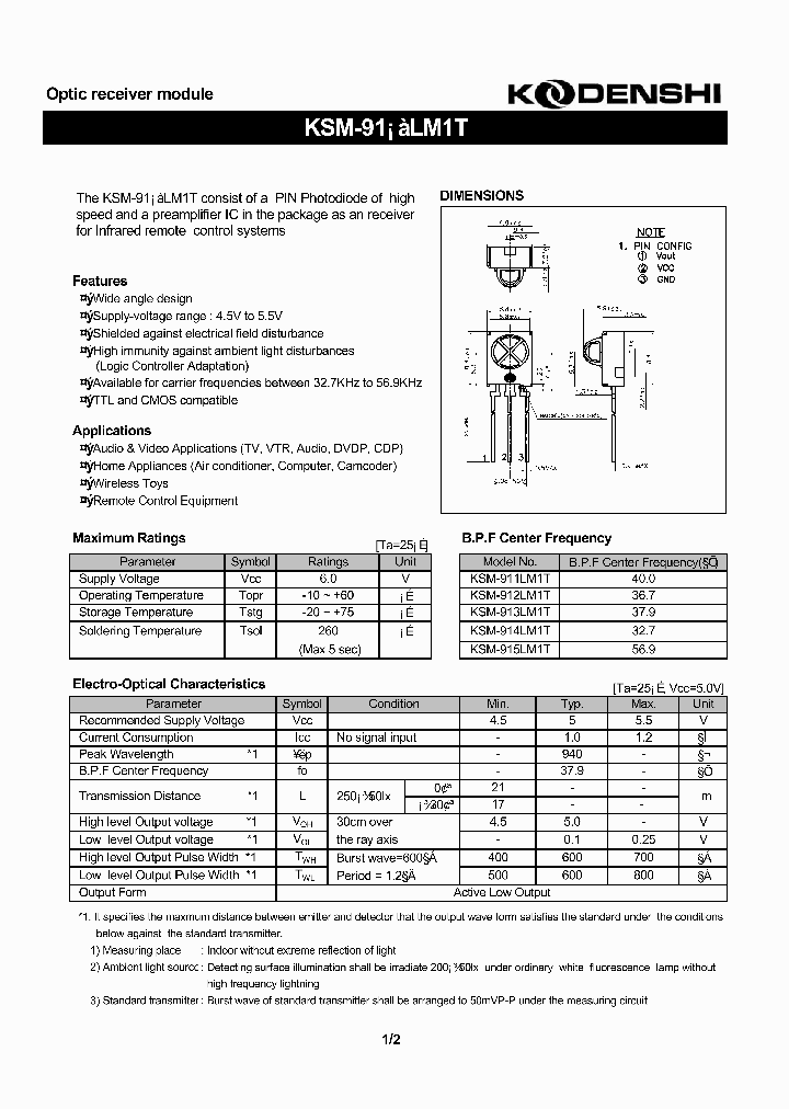 KSM-915LM1T_1261426.PDF Datasheet