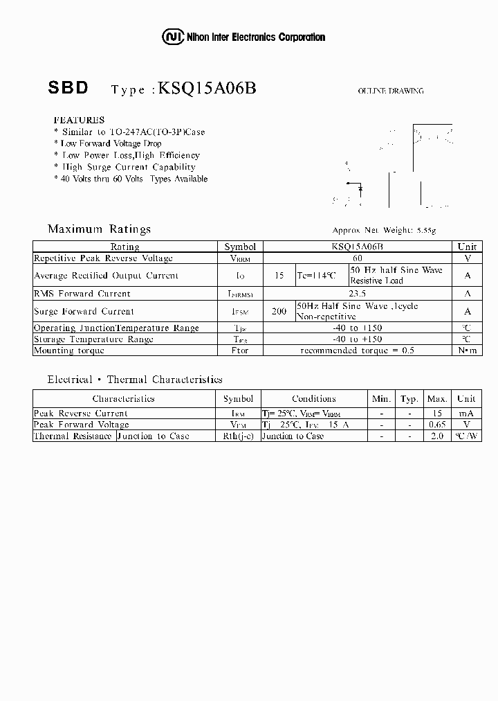 KSQ15A06B_1261475.PDF Datasheet