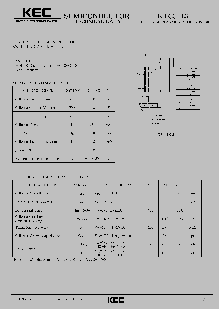 KTC3113_1261668.PDF Datasheet