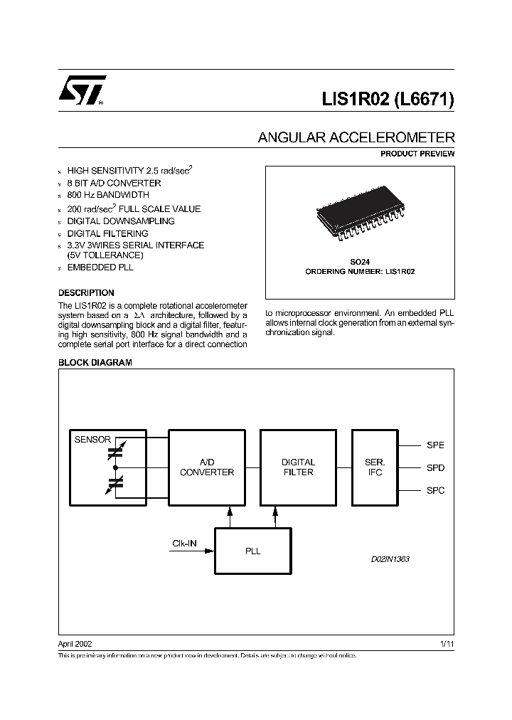 LIS1R02_1264700.PDF Datasheet