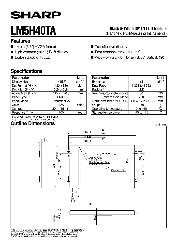 LM5H40TA_1265865.PDF Datasheet