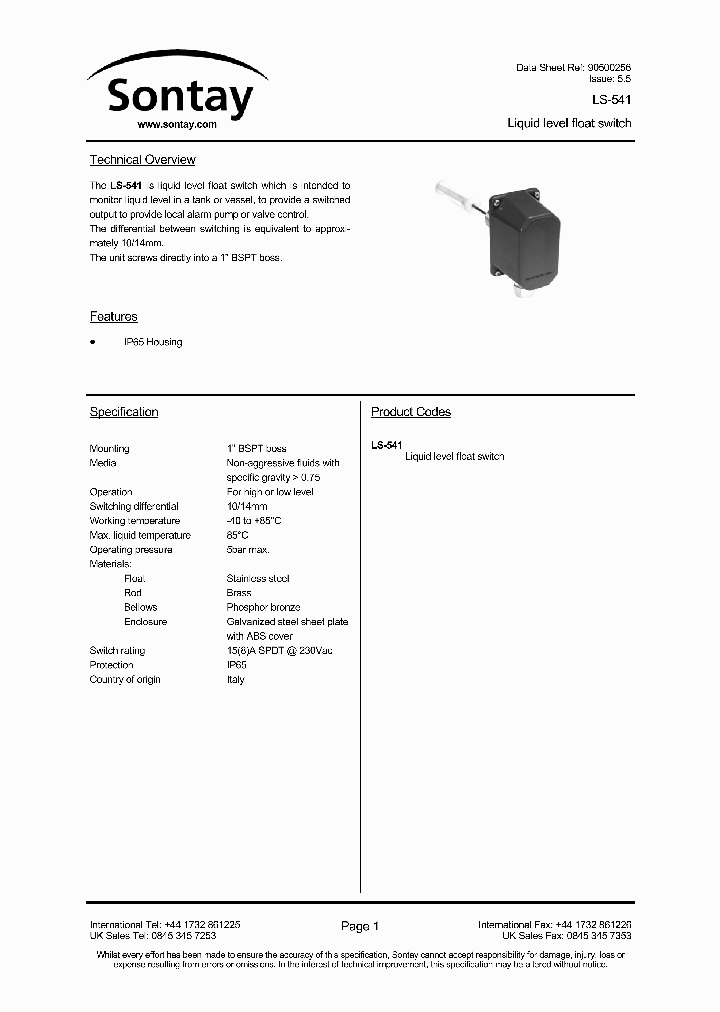 LS-541_1267238.PDF Datasheet