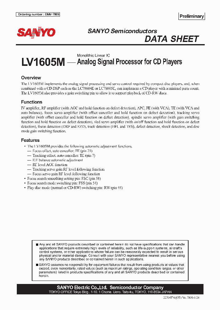 LV1605M_1140020.PDF Datasheet