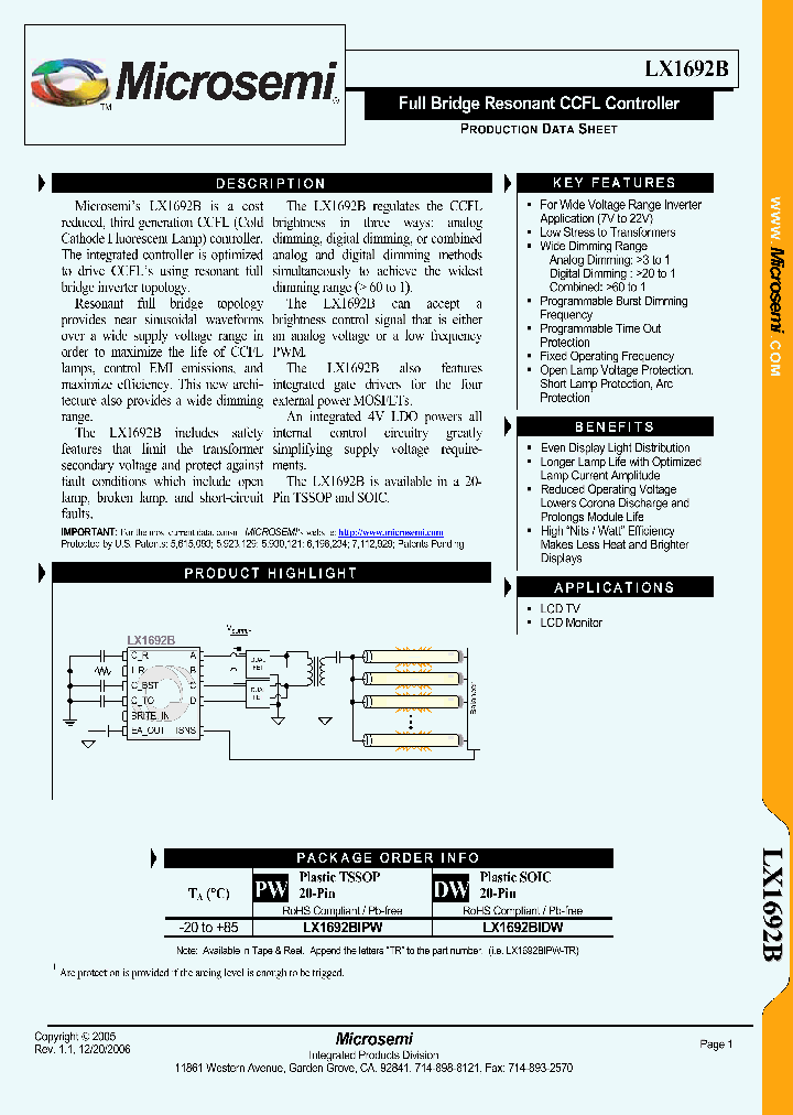 LX1692BIPW_1268639.PDF Datasheet