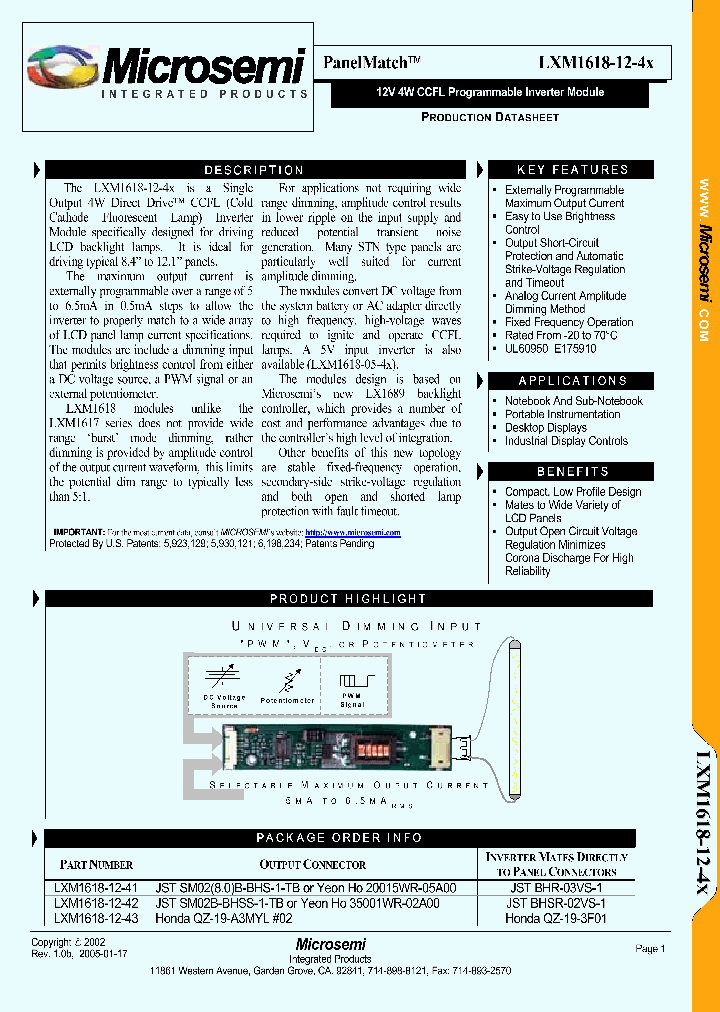 LXM1618-12-4X_1268779.PDF Datasheet
