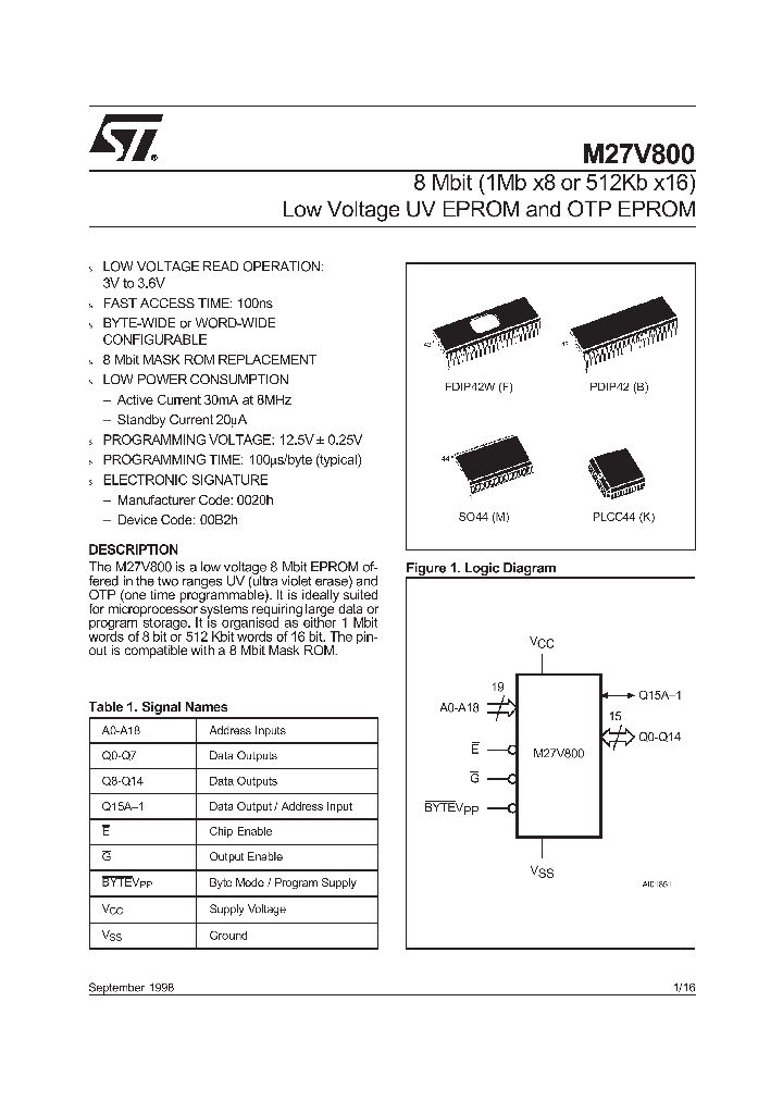 M27V800-150XM1TR_1269137.PDF Datasheet