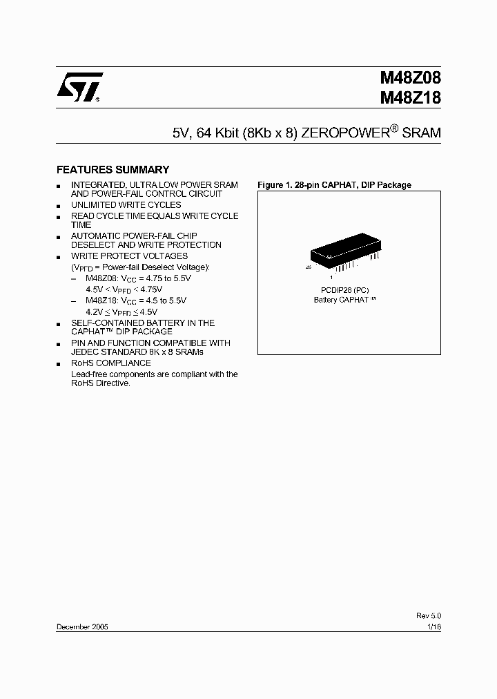 M48Z18-100PC1TR_1269684.PDF Datasheet