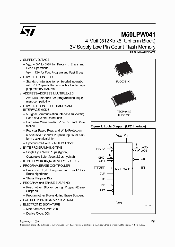 M50LPW041N1T_1269757.PDF Datasheet