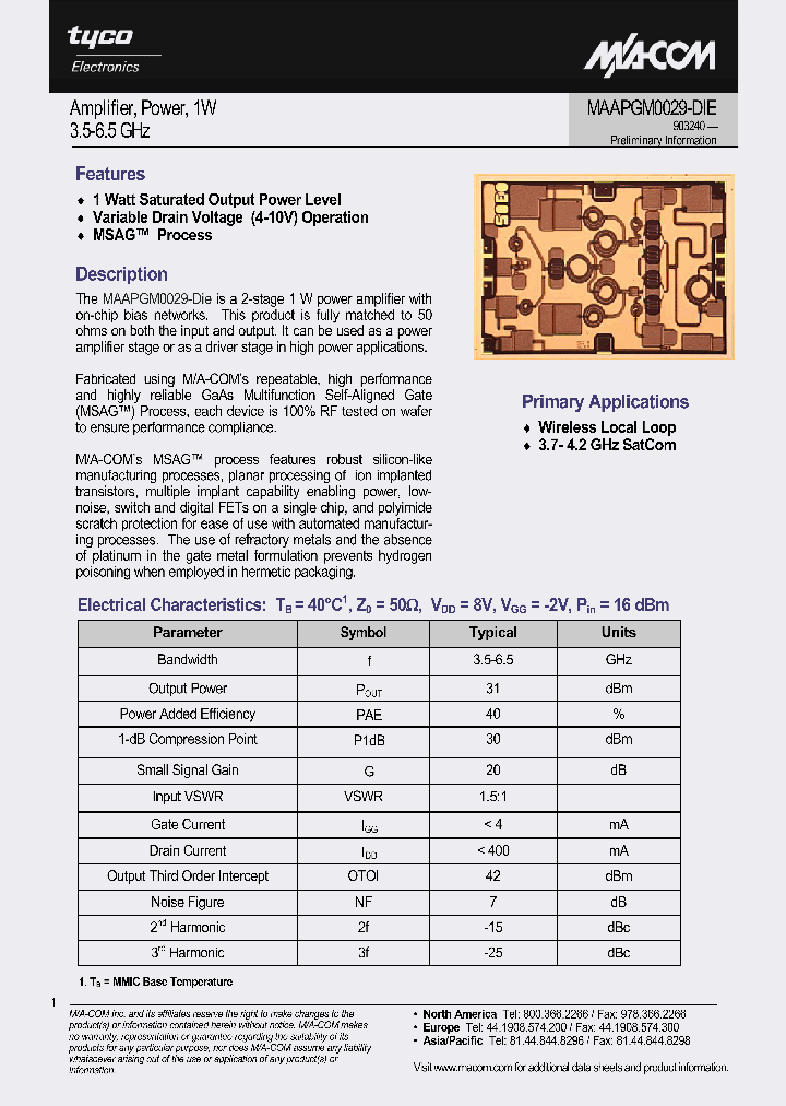 MAAPGM0029-DIE_1271673.PDF Datasheet