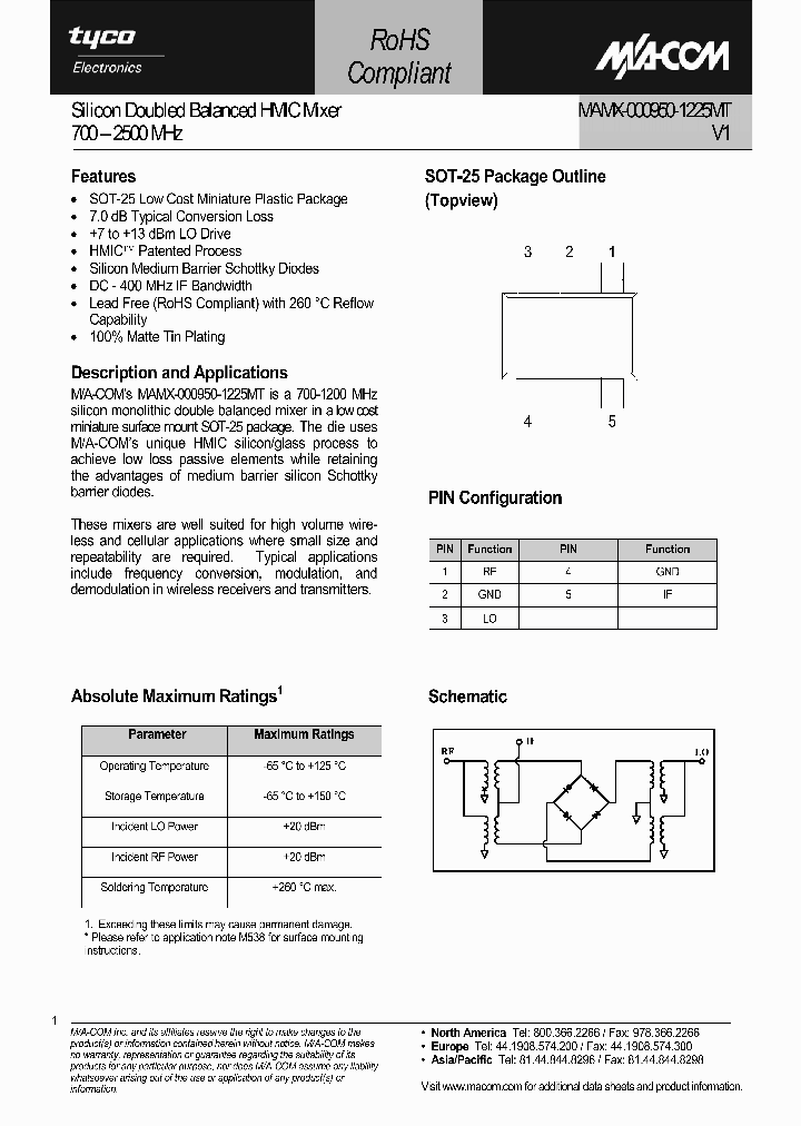 MAMX-000950-1225MT_1271949.PDF Datasheet