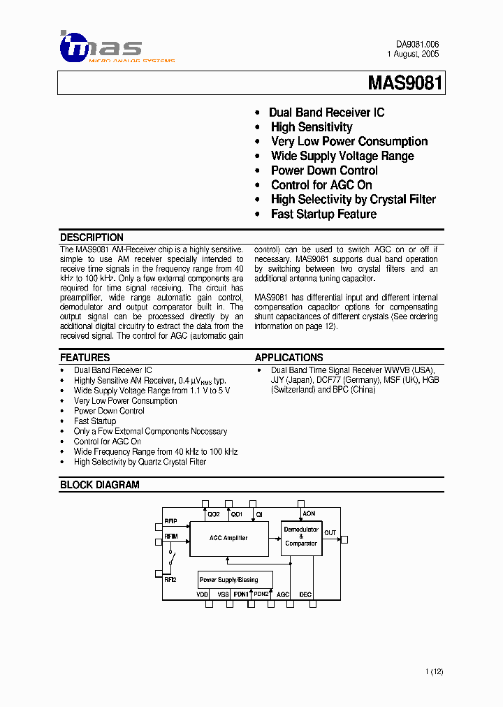 MAS9081_1083044.PDF Datasheet